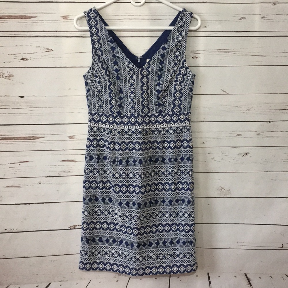 Boden embroidered dress NWT